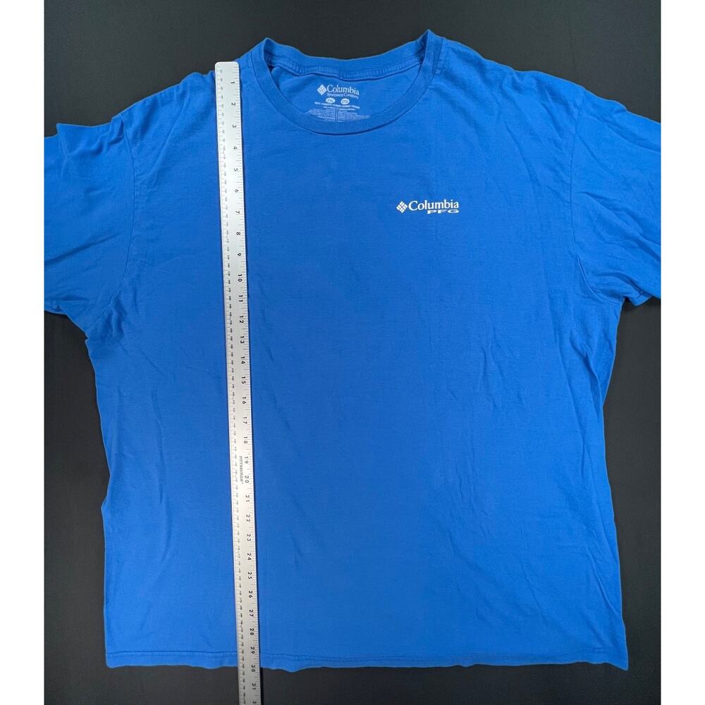 Columbia PFG Performance Short Sleeve T-Shirt in Royal Blue (Men's XXL) - Picture 6 of 7